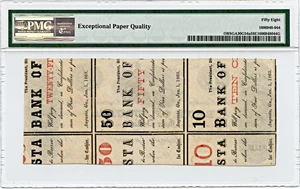 image for: GA-30-G54a 1860s $4 Georgia, Augusta PMG About New 58 EPQ