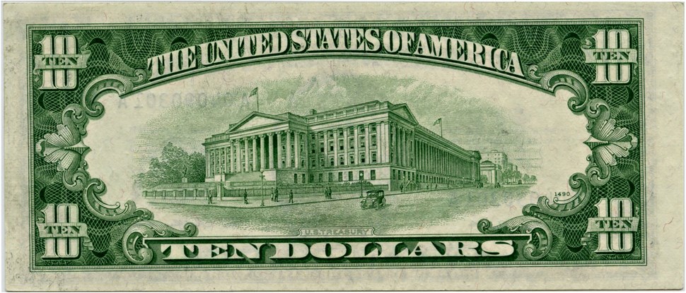 image for: FR. 1706 1953 $10 Silver Cert PMG Choice Unc 64 EPQ