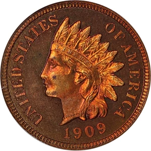 image for: 1909 Indian 1c NGC Proof 65 RD