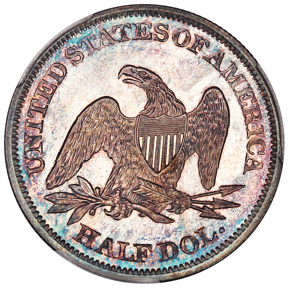 image for: 1860 50c PCGS/CAC Proof 66+ CAM ex: Perfection Collection