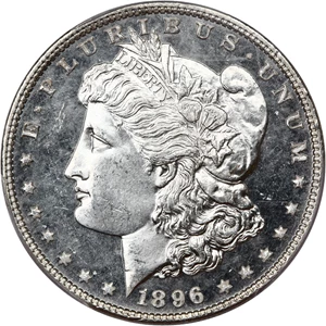 image for: 1896 $1 PCGS MS65 DMPL