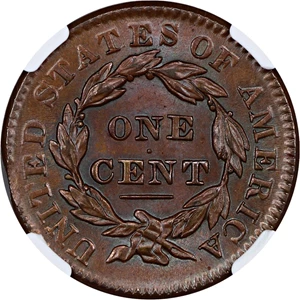 image for: 1832 1c NGC MS64 BN (Large Letters)