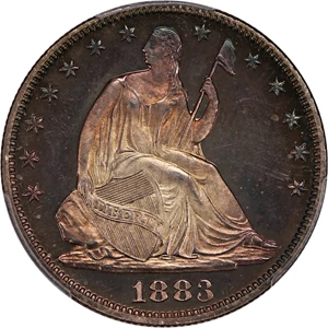 image for: 1883 50c PCGS/CAC Proof 67 CAM ex: Perfection Collection