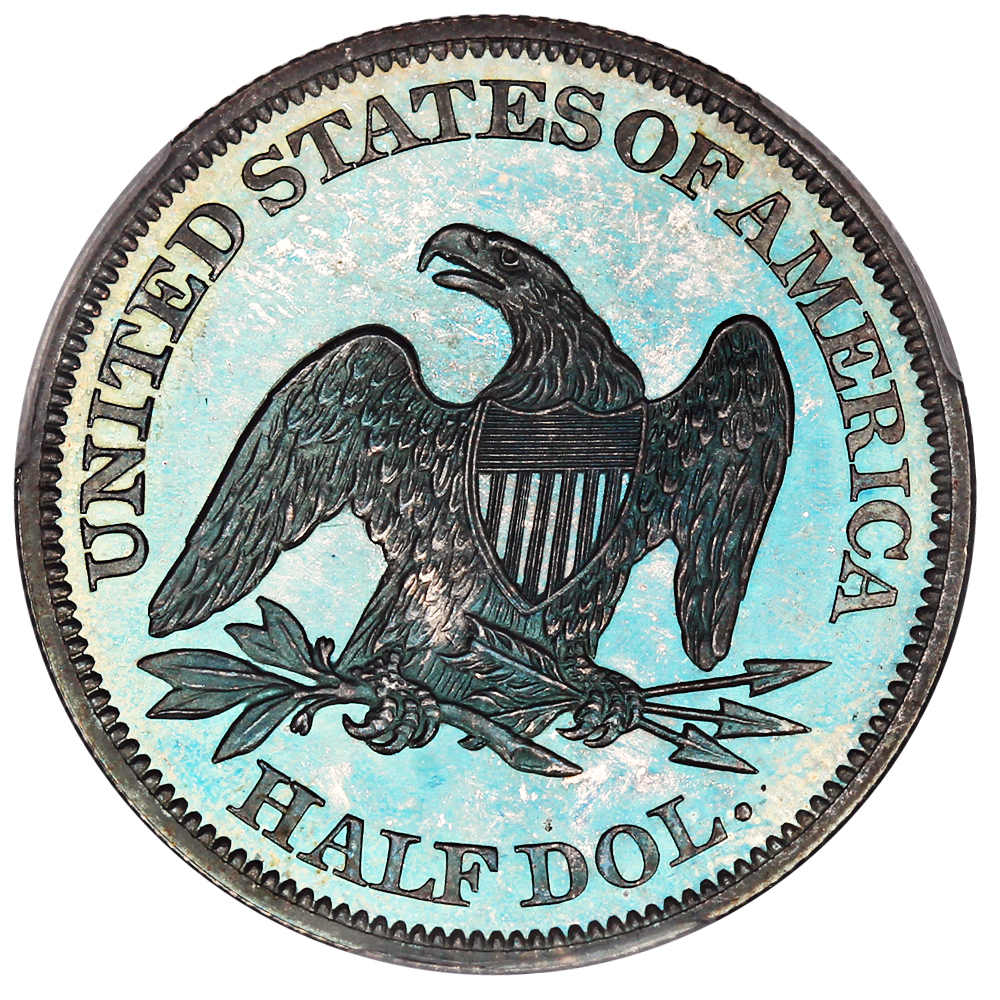 image for: 1862 50c PCGS/CAC Proof 65+ CAM ex: Perfection Collection