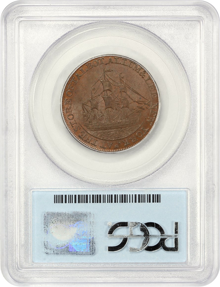image for: 1795 Talbot, Allum & Lee Cent PCGS MS64 BN (Letter Edge)