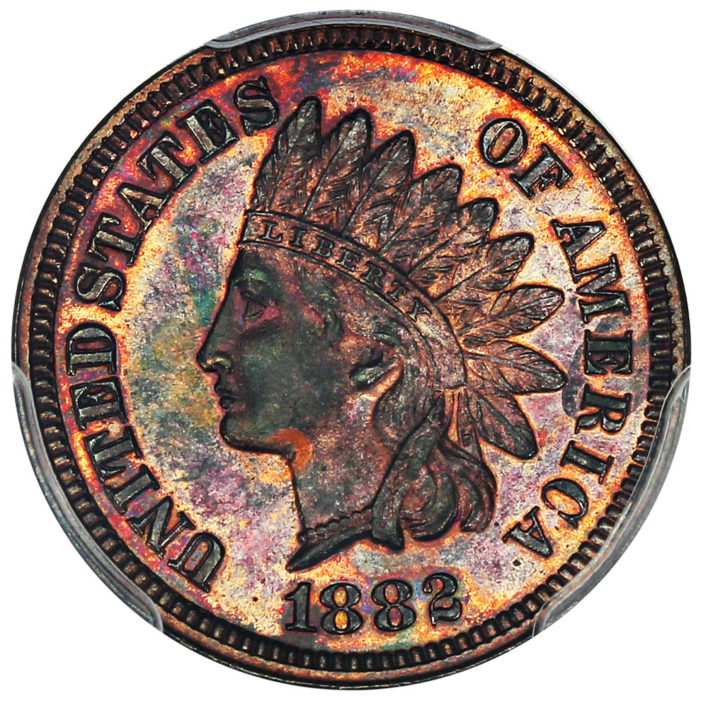 image for: 1882 1c PCGS Proof 64 RB