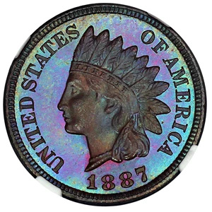 image for: 1887 1c NGC/CAC Proof 66+ BN