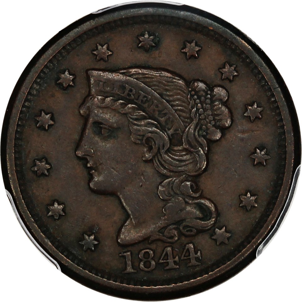 image for: 1844/81 1c PCGS XF40