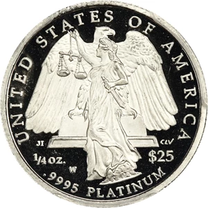 image for: 2008-W Platinum Eagle $25 PCGS Proof 67 DCAM