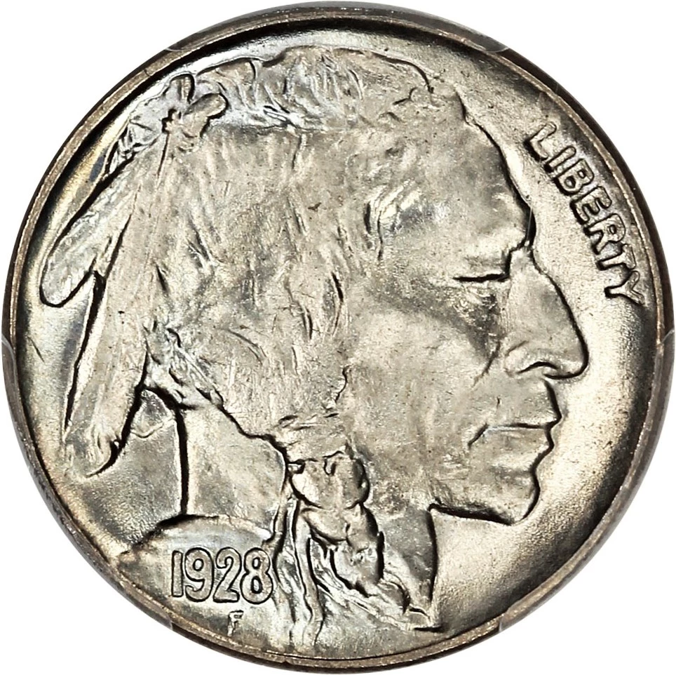 1928-P Buffalo Nickel  The Coin Shop Grade Average Circulated