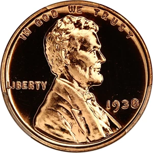 image for: 1938 1c PCGS Proof 67+ RD