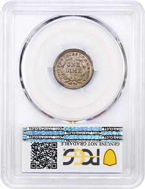 image for: 1855 10c PCGS UNC Details (Arrows, Cleaned)