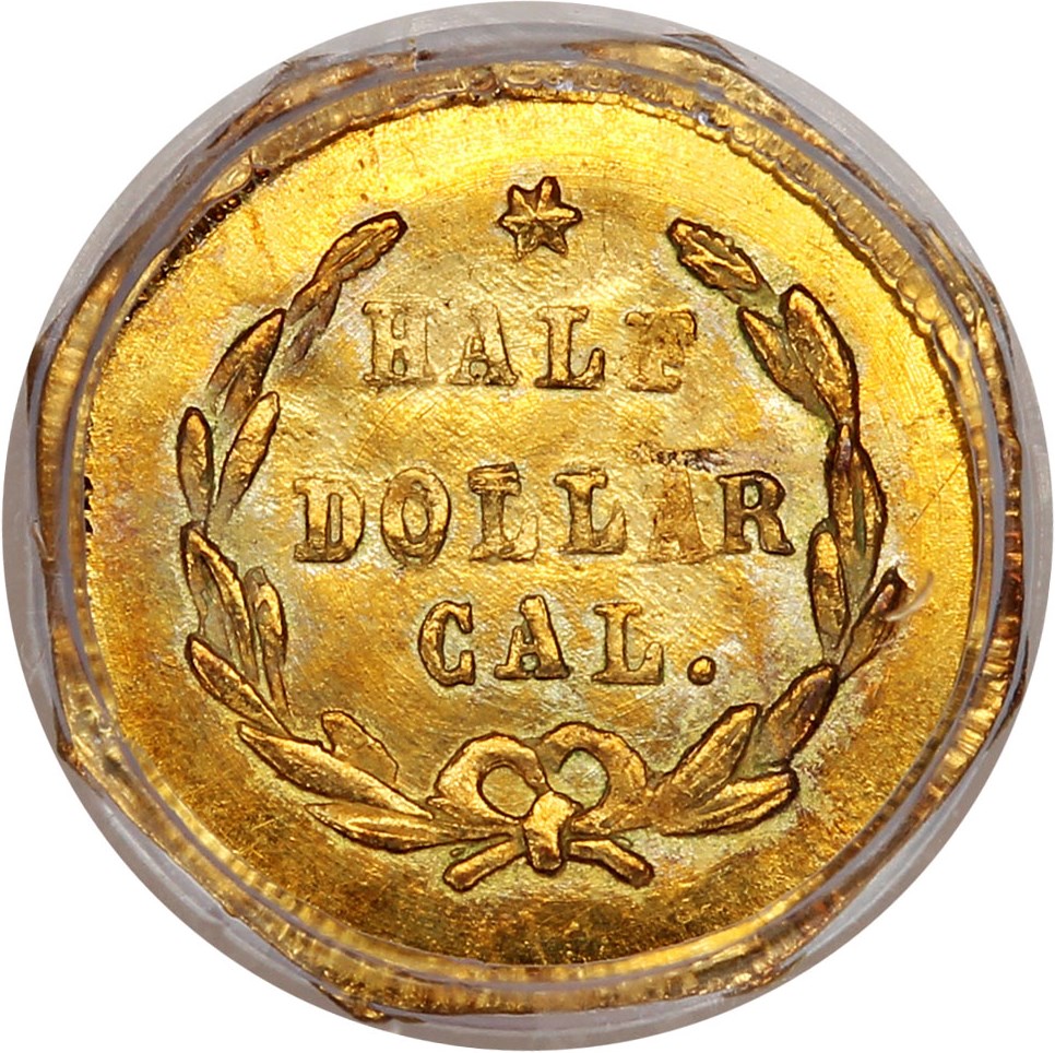 image for: 1873 Cal. Gold 50c PCGS MS64 (BG-915)
