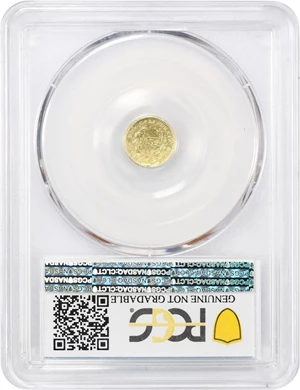 image for: 1852 Cal. Gold 50c PCGS UNC Details (BG-407, Scratch)