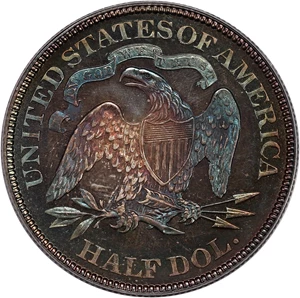 image for: 1873 50c PCGS/CAC Proof 66 (Arrows) ex: Perfection Collection