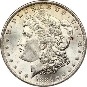 image for: 1884-O $1 NGC MS64