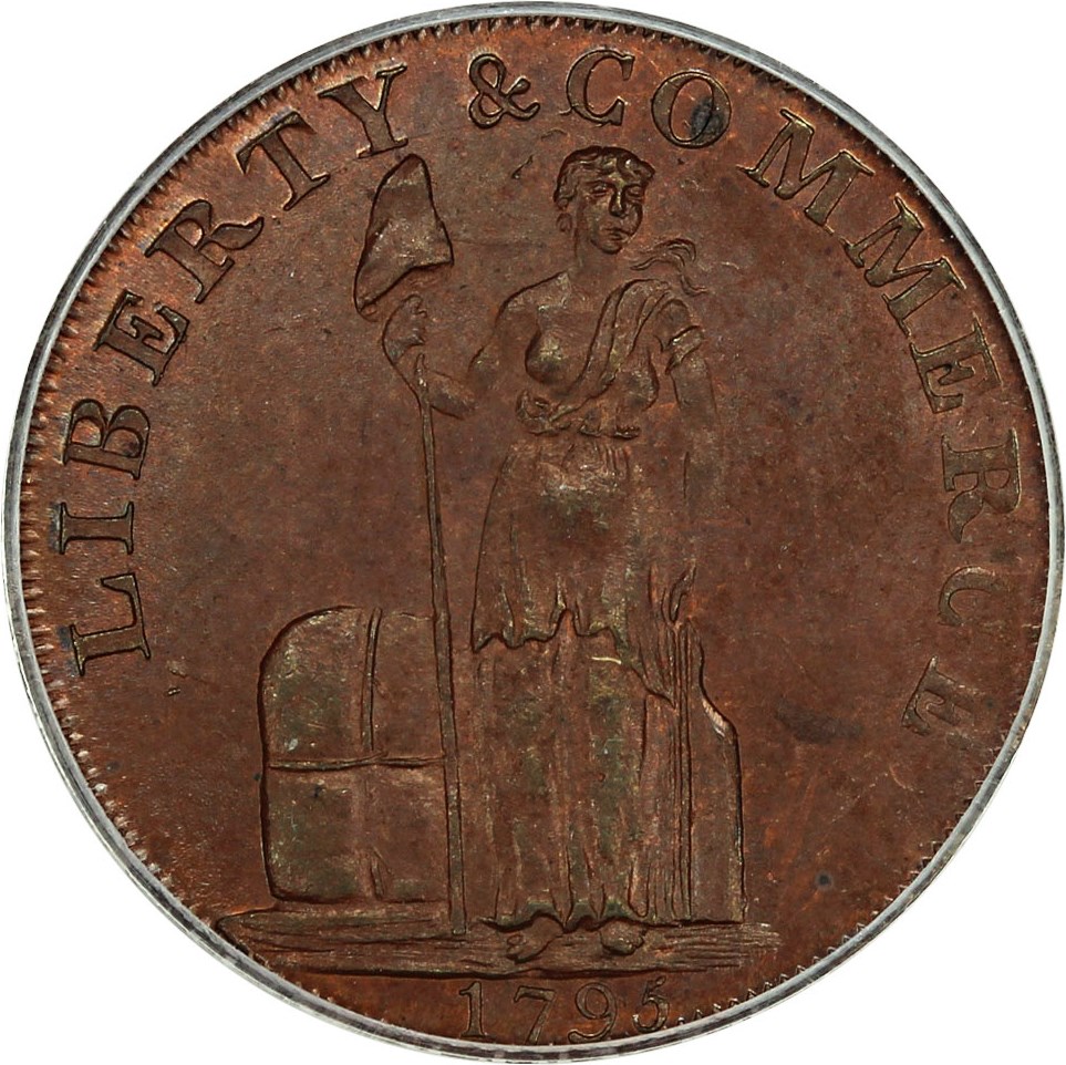 image for: 1795 Talbot, Allum & Lee Cent PCGS MS64 BN (Letter Edge)