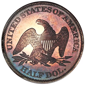 image for: 1859 50c PCGS/CAC Proof 66 CAM ex: Perfection Collection