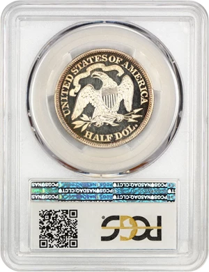 image for: 1866 50c PCGS/CAC Proof 66+ DCAM (Motto) ex: Perfection Collection