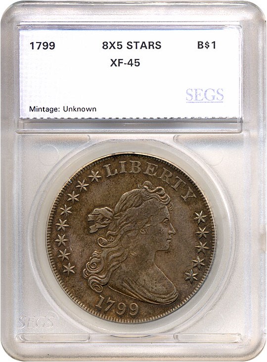 image for: 1799 $1 8X5 Stars SEGS XF45 