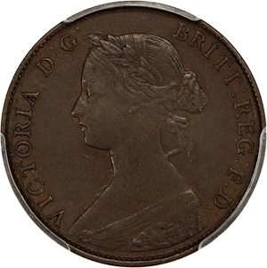 image for: Great Britain: 1861 1/2 D PCGS XF40 (S-3956)