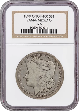 image for: 1899-O $1 NGC Good-06 (VAM-6, Micro O)