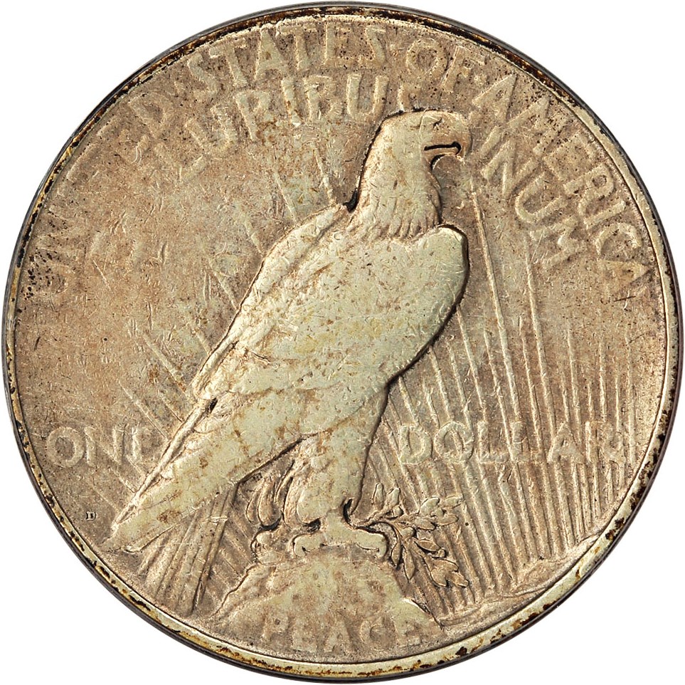 image for: 1923-D $1 PCGS VF20 (VAM-H Ponytail)