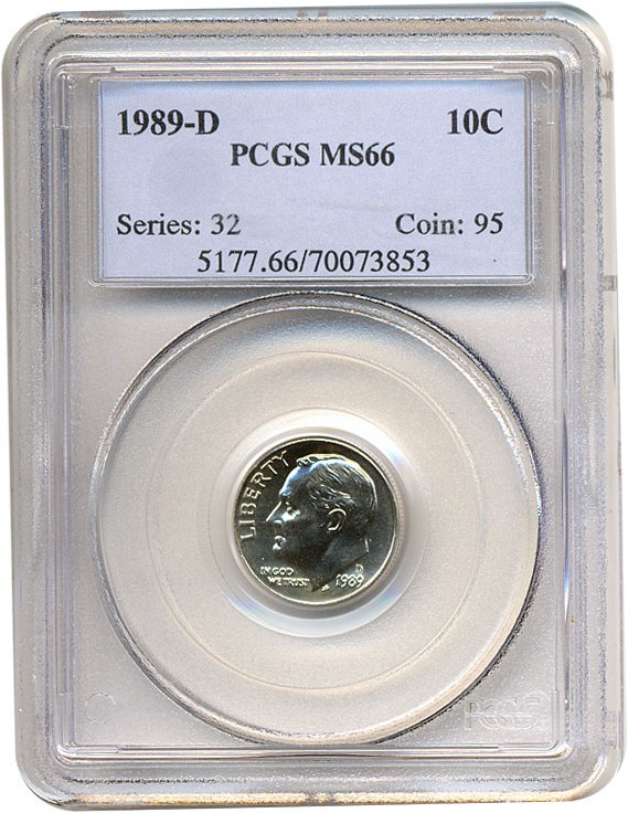 1989-D 10c MS