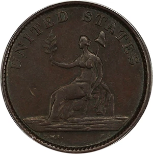 image for: 1783 Washington Copper PCGS XF45 (Military, Large Bust)