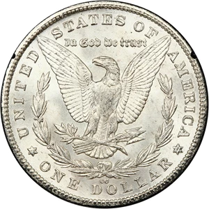 image for: 1880-CC $1 NGC/GSA MS63 GSA Hoard (Reverse of 1879)