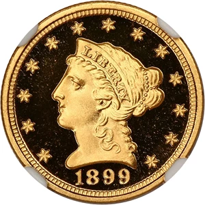 image for: 1899 2 1/2 NGC Proof 69 UCAM