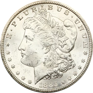 image for: 1885-CC $1 NGC/GSA MS63 GSA Hoard