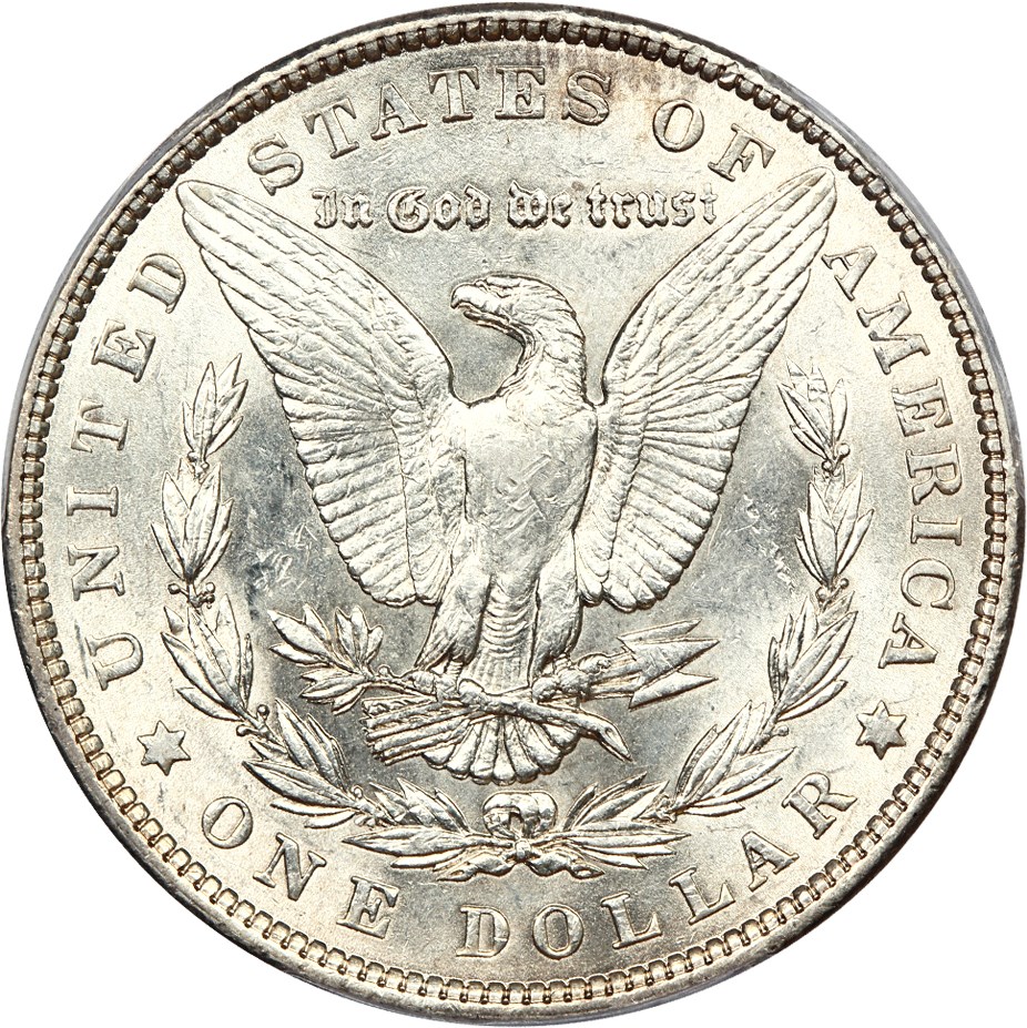 image for: 1901 $1 PCGS AU58 (Double Die Reverse)