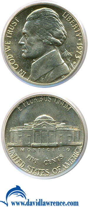 image for: 1973-D 5c PCGS MS66 FS