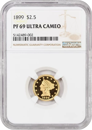 image for: 1899 2 1/2 NGC Proof 69 UCAM