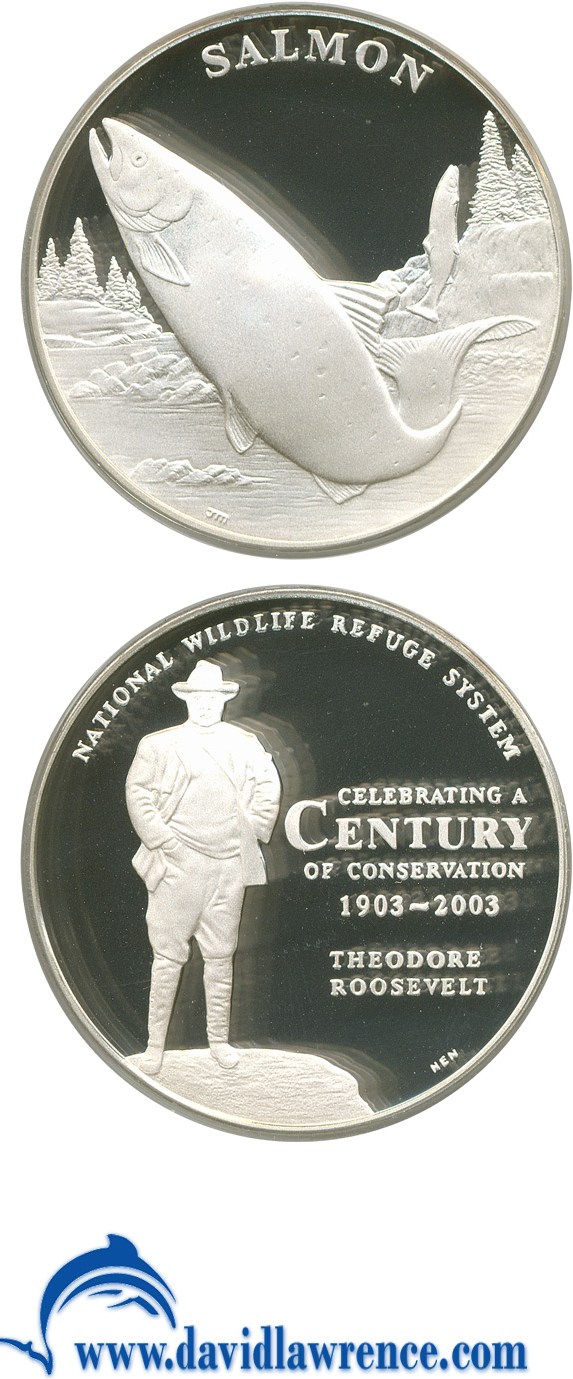 image for: 2003 Medal NWRS - Salmon PCGS Proof 69 DCameo