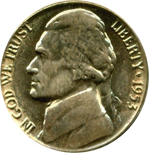 image for: 1953 5c ICG MS65