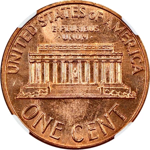 image for: 1960-D 1c NGC MS67 RD (Large Date)
