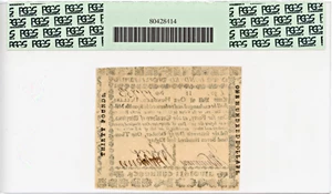 image for: FR. VA-192 October 16, 1780 $100 Virginia Colonial Currency PCGS Extremely Fine 40 PPQ
