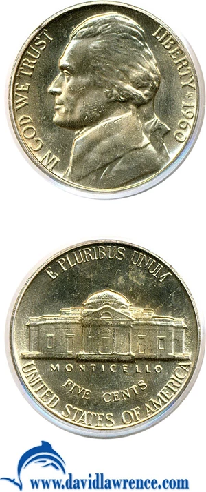 image for: 1960 5c PCGS MS65 FS