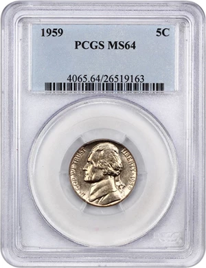 image for: 1959 5c PCGS MS64