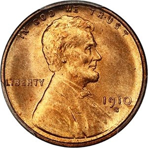 image for: 1910-S 1c PCGS MS67 RD