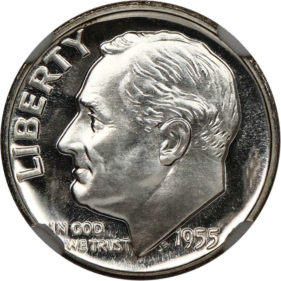 image for: 1955 10c NGC Proof 68 CAM