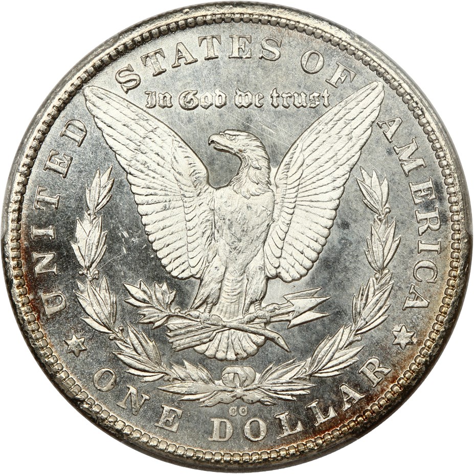 image for: 1880-CC $1 PCGS MS65 PL (8/Low 7)