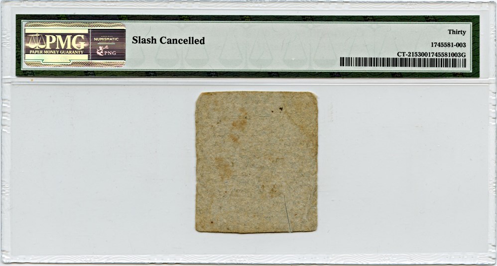 image for: FR. CT-215 October 11, 1777 3d Connecticut Colonial Note PMG Very Fine 30 (Slash Cancelled)