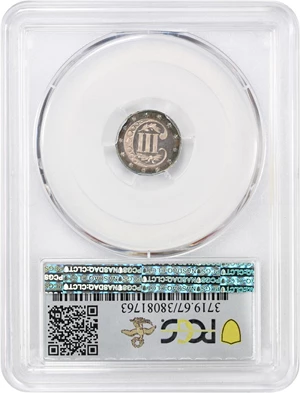 image for: 1869 3cS PCGS/CAC Proof 67 ex: D.L. Hansen Collection