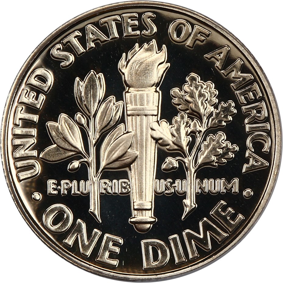 image for: 2001-S 10c PCGS Proof 69 DCAM