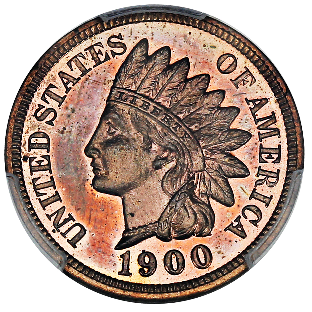 image for: 1900 1c PCGS Proof 64 RB