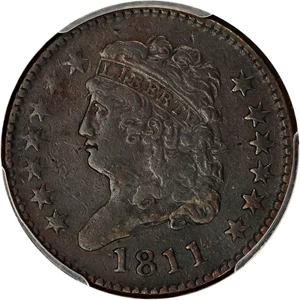 image for: 1811 1/2c PCGS VF20