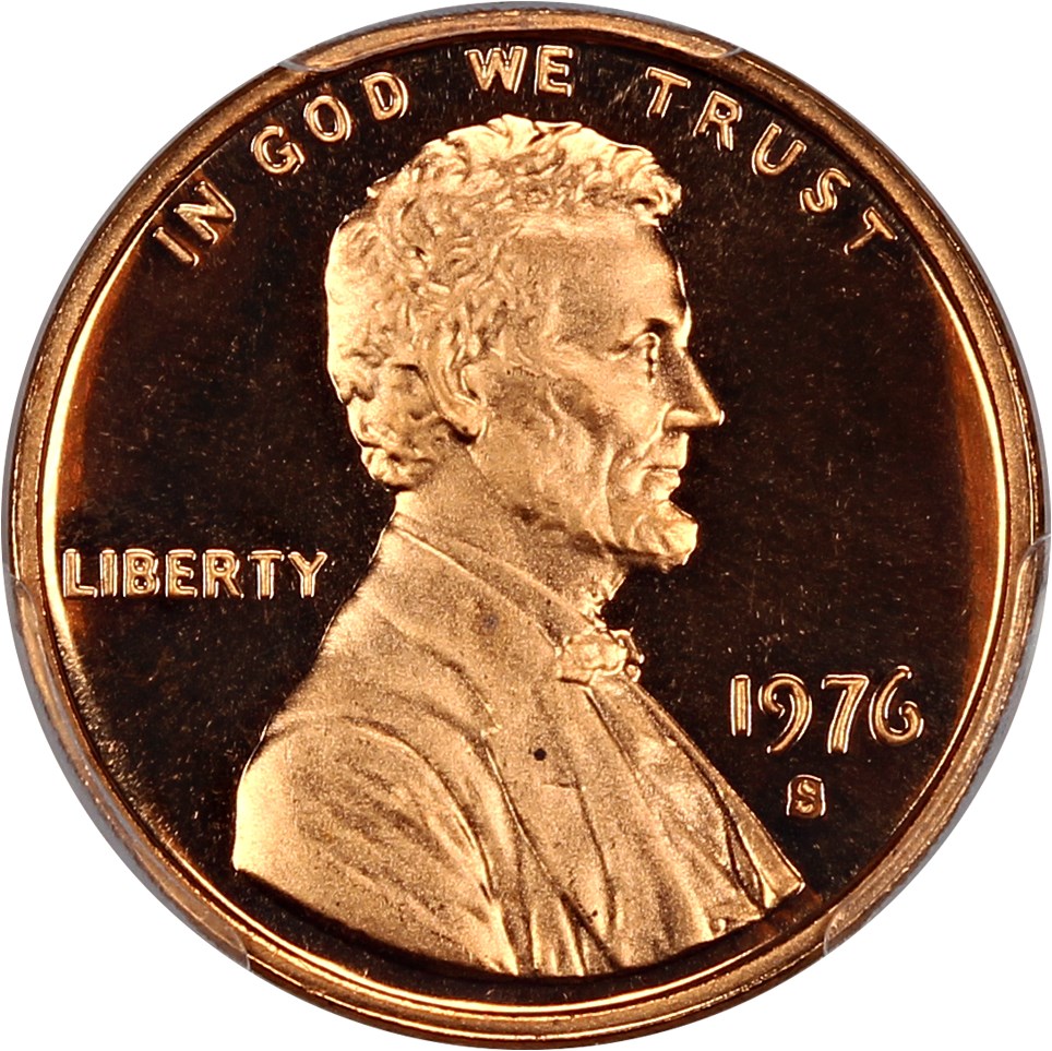 image for: 1976-S 1c PCGS Proof 67 RD DCAM